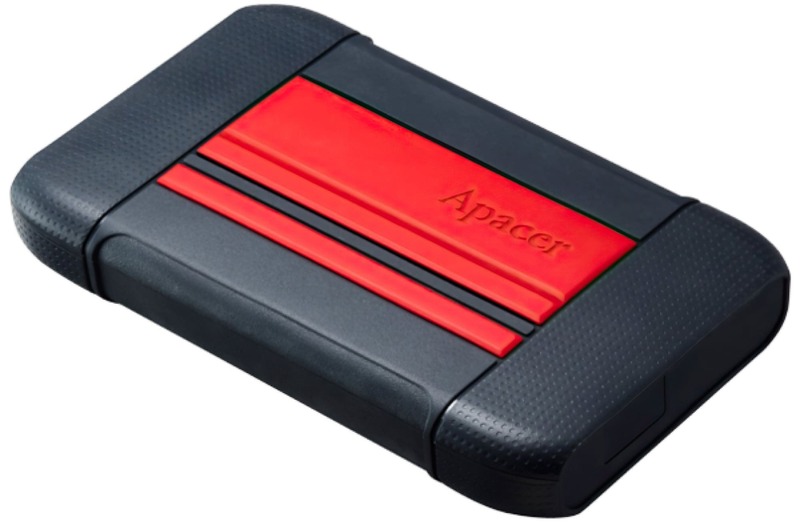 Зовнiшнiй HDD Apacer AC633 1Tb 2.5" USB 3.2 IP55 червоний фото