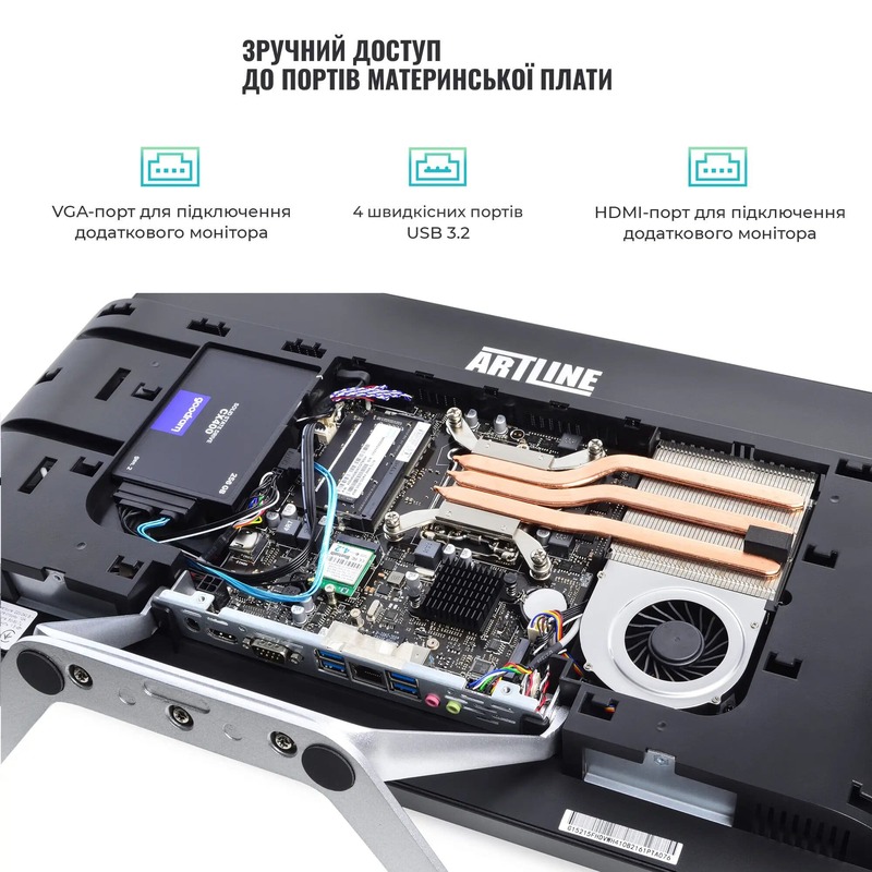 Моноблок ARTLINE Business F23 (F23v14Win) Black - фото - №6