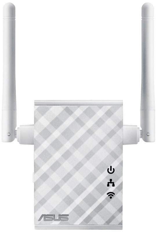 Пiдсилювач Wi-Fi сигналу Asus RP-N12 N300 1хFE LAN ext. ant x2 фото