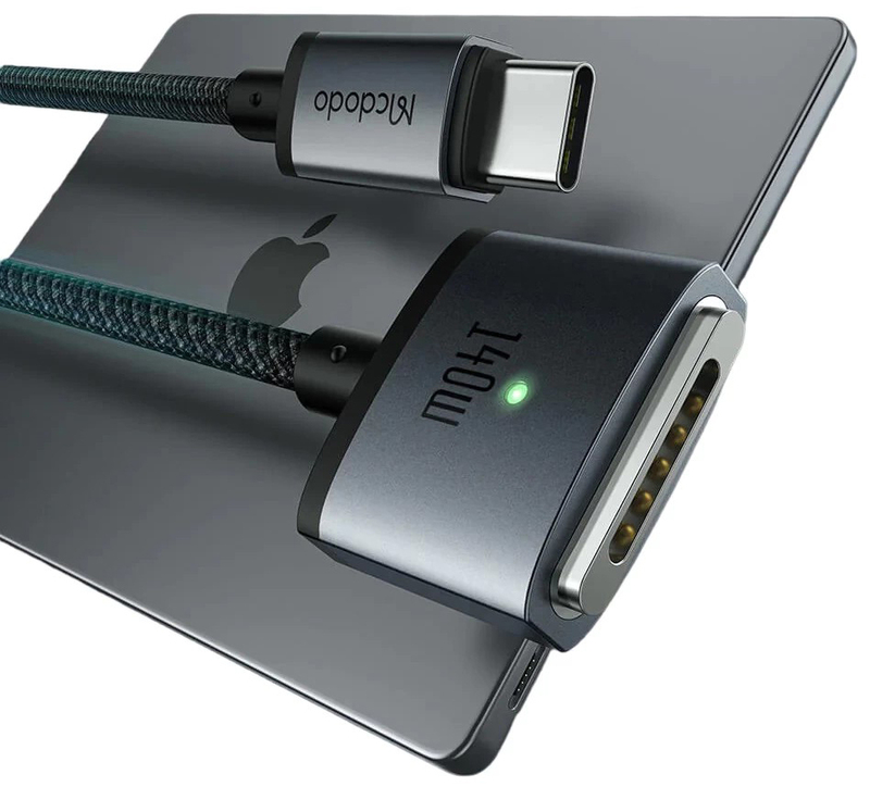 Кабель McDodo USB-C to Magsafe (CA-1470) 2m 140W чорний фото