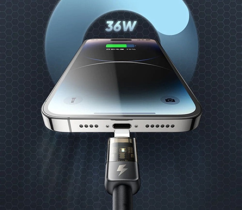 Кабель USB - Lightning McDodo (CA-3140) 1.2m Auto Power Off 3A чорний фото