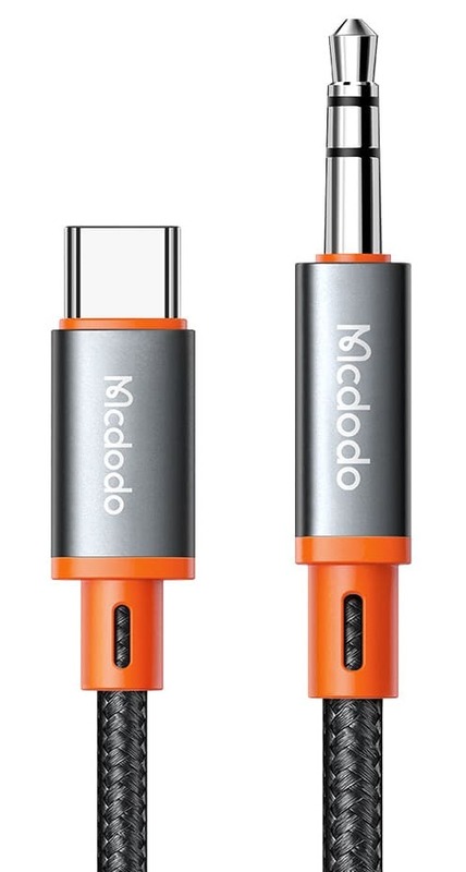 Кабель audio McDodo USB-C to 3.5мм(M) 1.2M (CA-0820) чорний фото