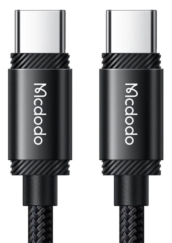 Кабель USB-C to USB-C McDodo (CA-3680) 1.2m 240W черный фото