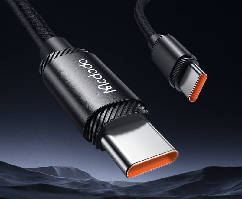 Кабель USB-C to USB-C McDodo (CA-3680) 1.2m 240W чорний фото