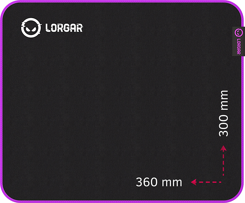 Ігрова поверхня Lorgar Main 313 (Black-Purple) LRG-GMP313 фото