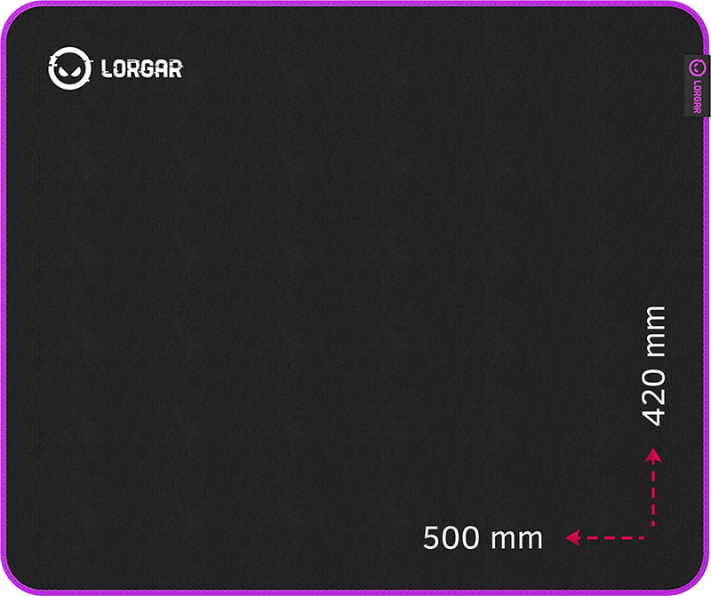 Ігрова поверхня Lorgar Main 315 (Black-Purple) LRG-GMP315 фото