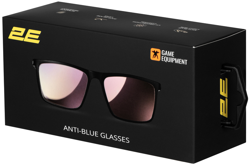 Захисні окуляри 2Е Gaming Anti-blue Black + Kit (2E-GLS310BK-KIT) фото