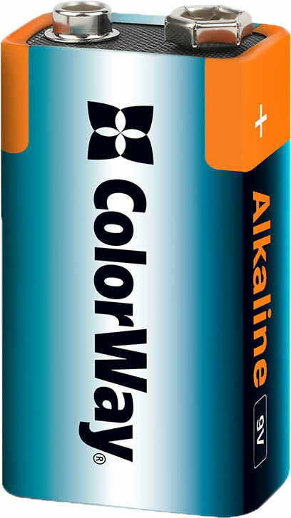 Батарейки СolorWay Alkaline 9V/6LR61 1шт фото