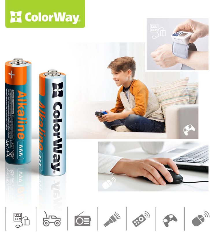Батарейки СolorWay Alkaline AAA блистер 24 шт. фото