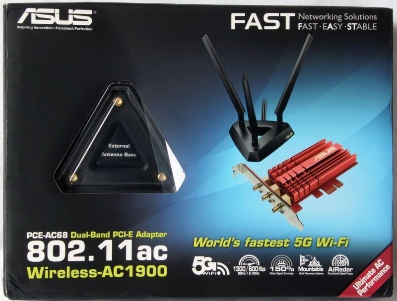 Wi-Fi адаптер Asus PCE-AC68 AC1900 PCI Express фото