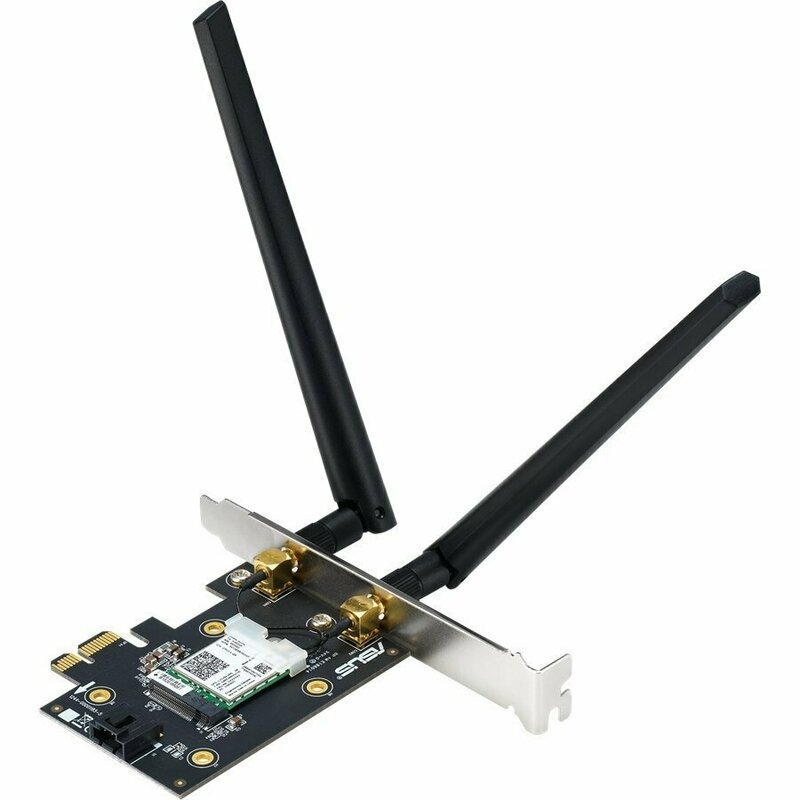 Wi-Fi адаптер Asus PCE-AX3000 Bluetooth 5.0 PCI Express WPA3 MU-MIMO OFDMA фото
