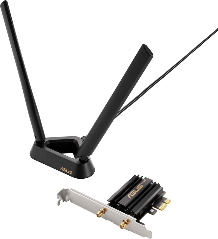 Wi-Fi адаптер Asus PCE-AXE59BT Bluetooth 5.2 PCI Express WPA3 OFDMA MU-MIMO фото