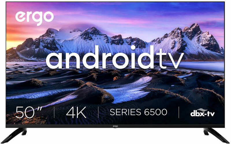 Телевізор Ergo 50" 4K UHD Smart TV (50GUS6500) фото