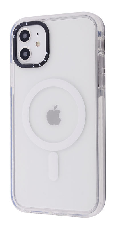 Чехол для iPhone 11 WAVE Clear Case with MagSafe (White) - фото - №0