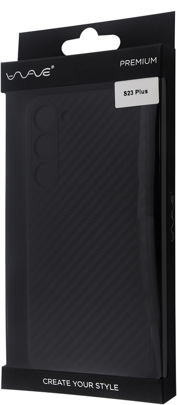 Чохол для Samsung S23 Plus WAVE Carbon (Black) фото