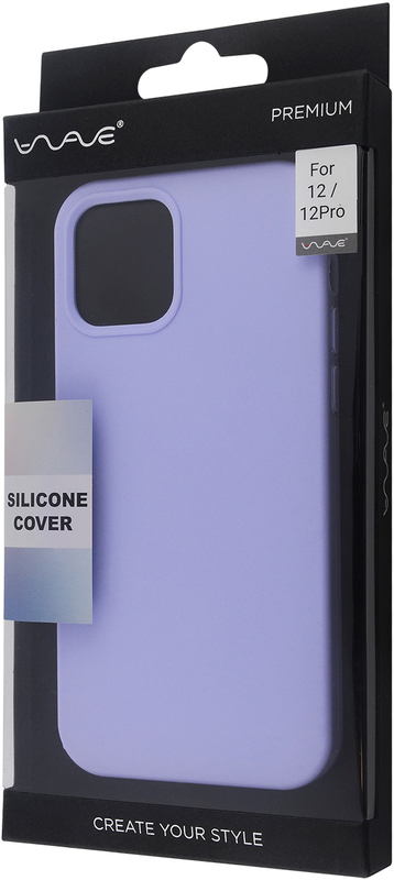 Чохол для iPhone 12/12 Pro WAVE Full Silicone Cover (Light Purple) - фото - №3