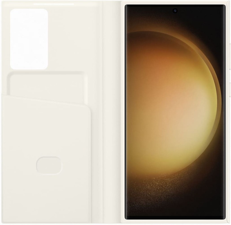 Чохол для Samsung s23 Ultra Smart View Wallet Case Cream (EF-ZS918CUEGRU) фото