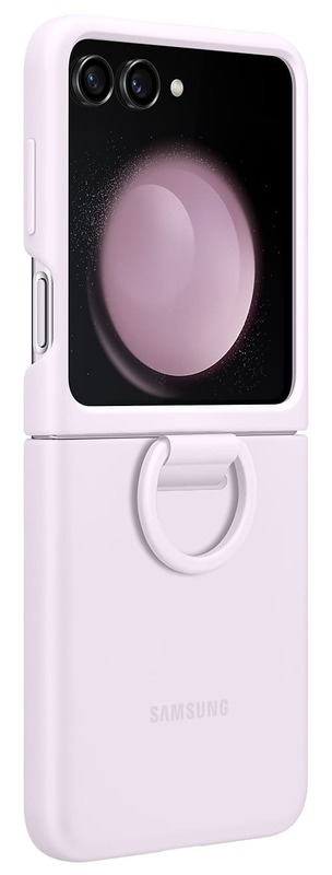 Чехол для Samsung Galaxy Flip 5 Silicone Case with Ring Lavender (EF-PF731TVEGUA) фото