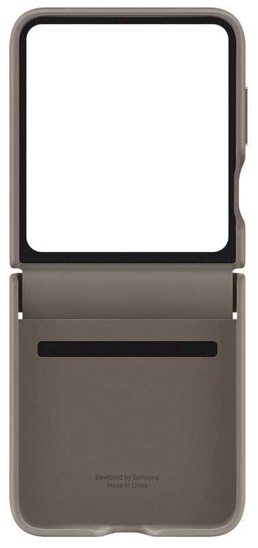 Чохол для Samsung Galaxy Flip 5 Flap ECO-Leather Case Etoupe (EF-VF731PAEGUA) фото