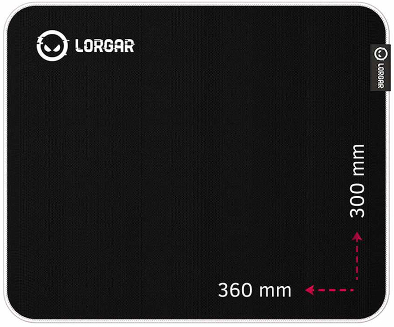 Ігрова поверхня Lorgar Legacer 753 360x300 (Black) LRG-CMP753 фото