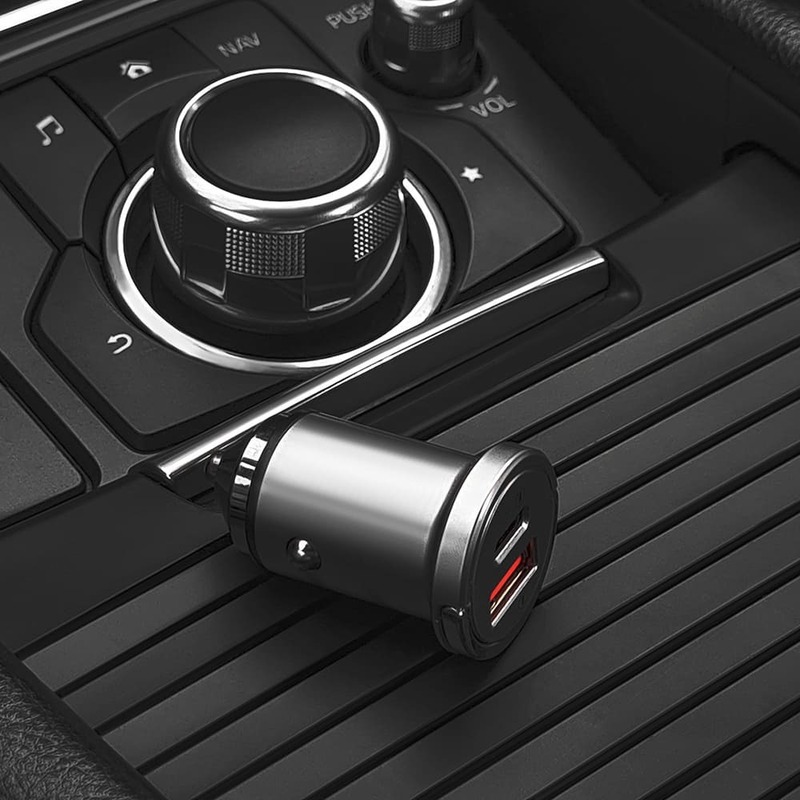 Ун.АЗП Proove Viraty Car Charger (QC+PD) Type-C + USB 45W чорний фото