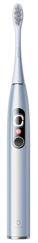 Умная зубная электрощетка Oclean X Pro Digital Set Glamour Silver - фото - №1