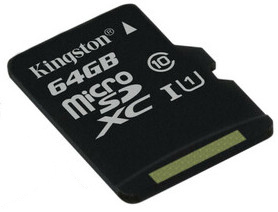 Карта пам'яті MicroSD 64Gb Kingston Select (Black) SDCS/64GB фото