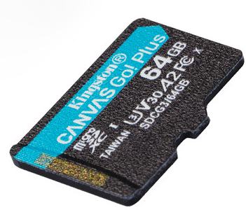 Карта памяти MicroSD Kingston Canvas Go Plus 64Gb SDCG3/64GB фото