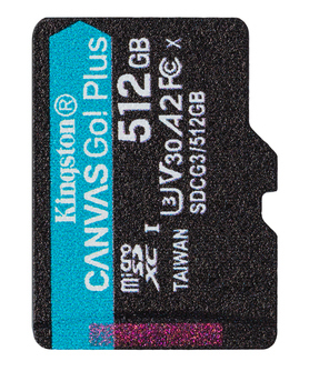 Карта памя'ті MicroSD Kingston Canvas Go Plus 512Gb SDCG3/512GB фото