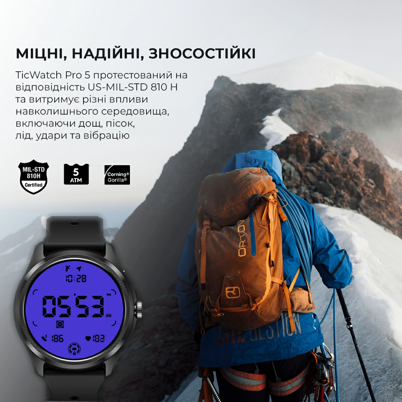 Смарт-годинник MOBVOI TicWatch Pro 5 GPS WH12088 фото