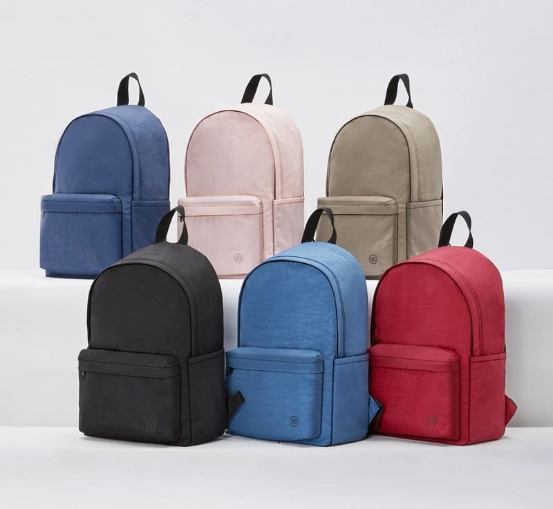 Рюкзак RunMi 90 Points Youth College Backpack Deep Red 15L фото