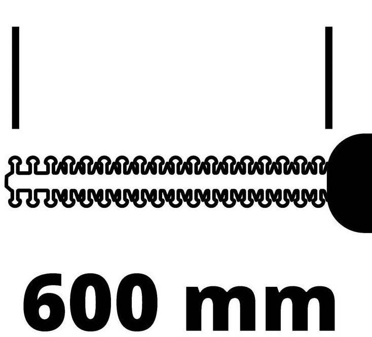 Кущорiз акумуляторний Einhell GE-CH 18/60 Li Solo 600мм (3410930) фото