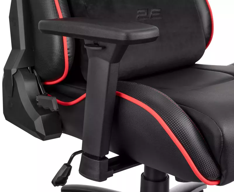 Ігрове крісло 2E Gaming Hibagon II (Black/Red) 2E-GC-HIB-BKRD фото