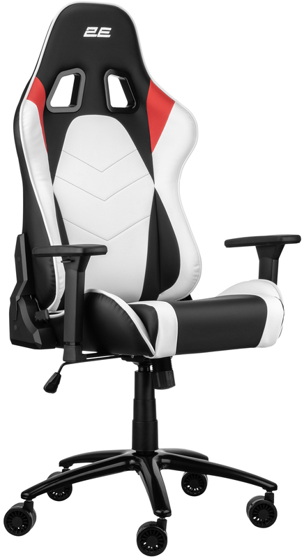 Ігрове крісло 2E GAMING BUSHIDO II (White/Black) 2E-GC-BUS-WT фото