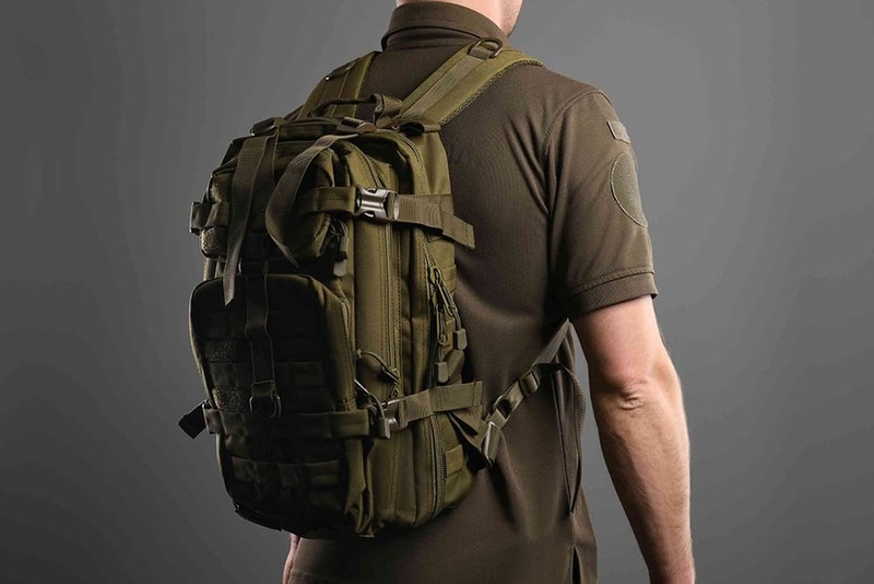 Рюкзак тактичний 2Е, 25L, Molle, зелений - фото - №12