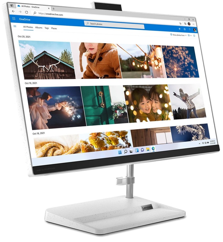 Моноблок Lenovo IdeaCentre 3 24IAP7 (F0GH00JXUA) White - фото - №6