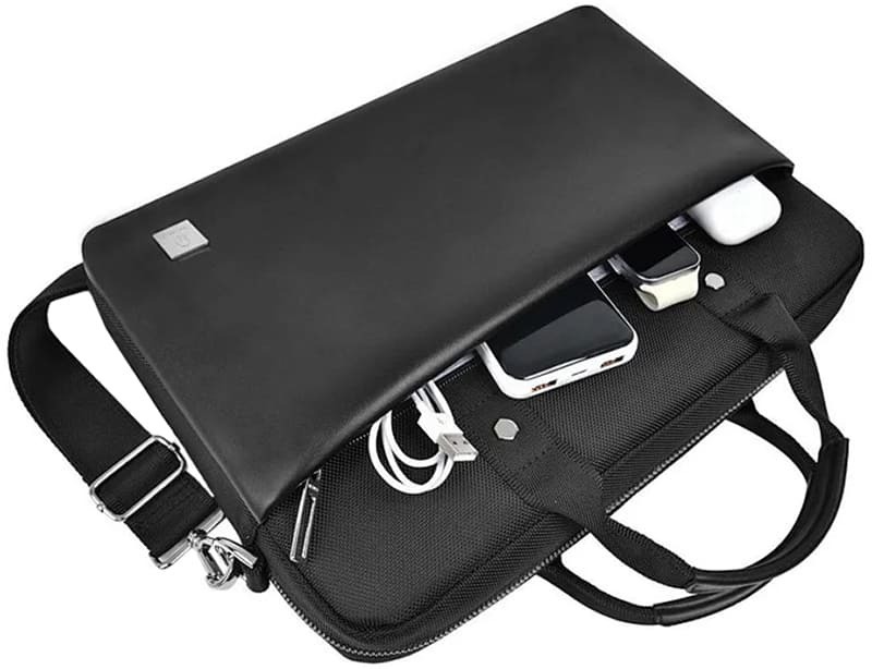 Сумка WIWU Hali Laptop Bag 14" (Black) - фото - №3
