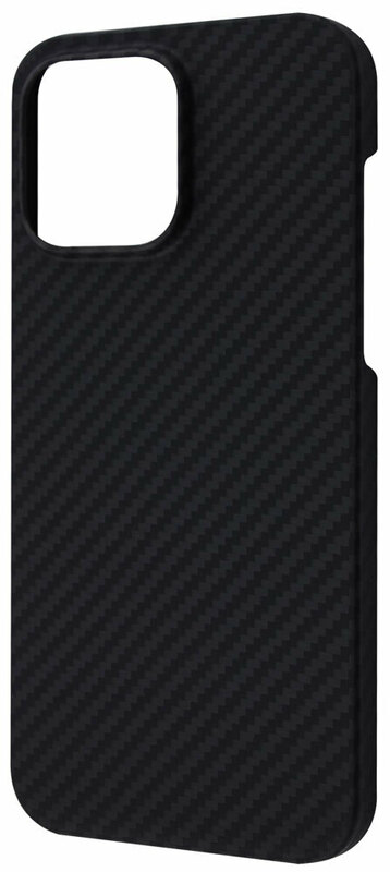Чохол для iPhone 14 Pro Max WAVE Premium Carbon Slim with MagSafe (Black) фото