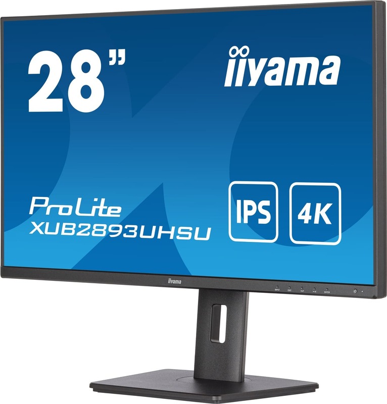 Монітор 28" Iiyama XUB2893UHSU-B5 - фото - №4
