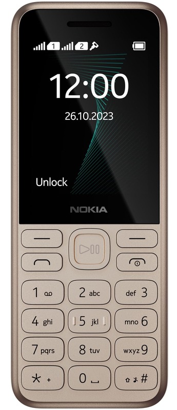 Nokia 130 Dual Sim 2023 (Light Gold) фото