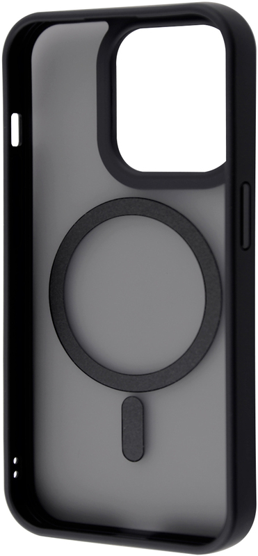 Чохол для iPhone 14 Prо WAVE Matte Insane Case with MagSafe (Black) - фото - №1