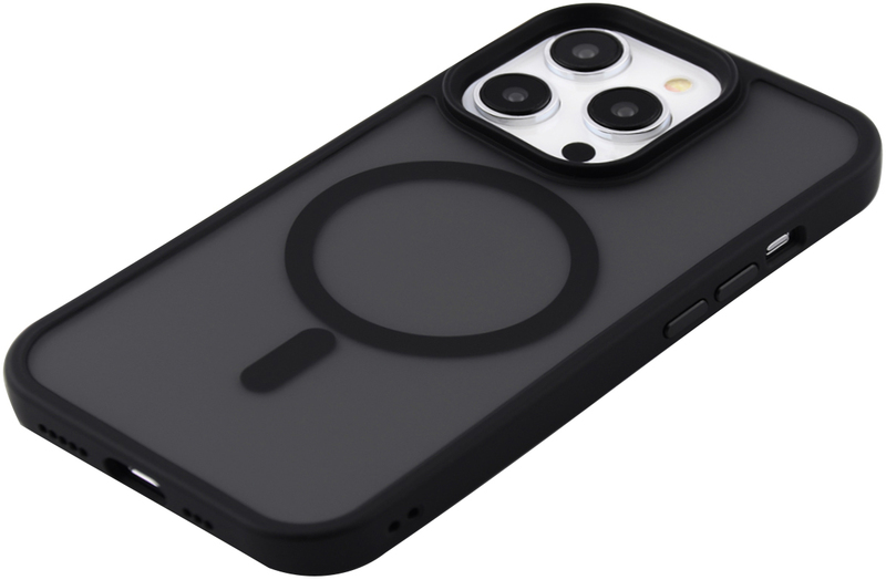 Чохол для iPhone 14 Prо WAVE Matte Insane Case with MagSafe (Black) - фото - №2