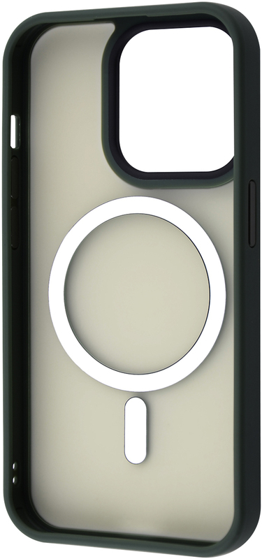 Чохол для iPhone 14 Prо WAVE Matte Insane Case with MagSafe (green) - фото - №1