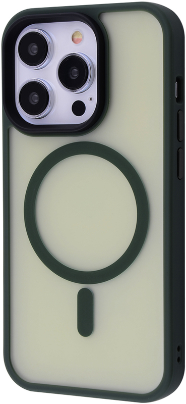 Чохол для iPhone 14 Prо WAVE Matte Insane Case with MagSafe (green) фото