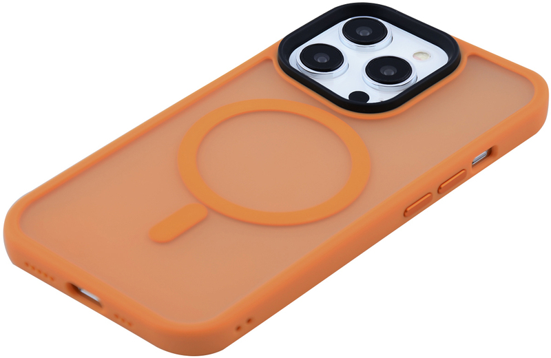 Чeхол для iPhone 14 Prо WAVE Matte Insane Case with MagSafe (orange) фото