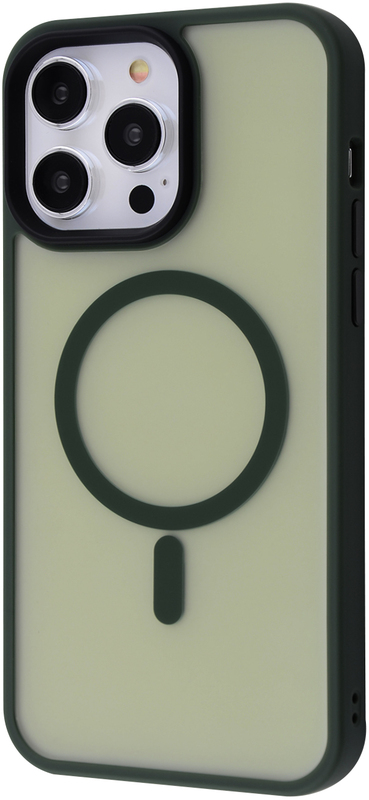 Чeхол для iPhone 14 Pro Max WAVE Matte Insane Case with MagSafe (green) - фото - №0