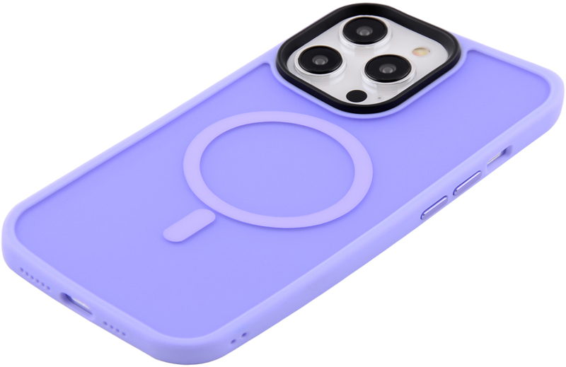 Чохол для iPhone 14 Pro Max WAVE Matte Insane Case with MagSafe (light purple) фото
