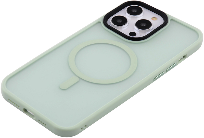 Чохол для iPhone 14 Pro Max WAVE Matte Insane Case with MagSafe (mint) фото