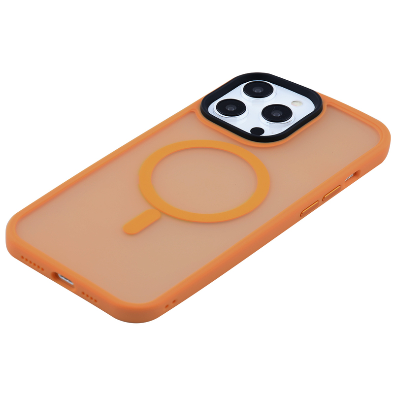 Чeхол для iPhone 14 Pro Max WAVE Matte Insane Case with MagSafe (orange) фото