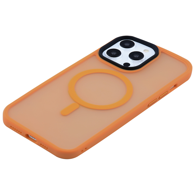 Чохол для iPhone 14 Pro Max WAVE Matte Insane Case with MagSafe (orange) фото